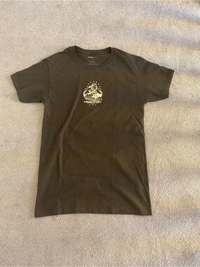 Fashion Nova Black Graphic Tee with Yellow Design - Never worn before